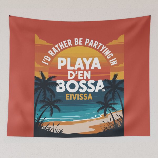 Item preview, Ibiza gifts for DJs – I'd Rather Be Partying in Playa d’en Bossa, Ibiza designed and sold by paulo silveira.