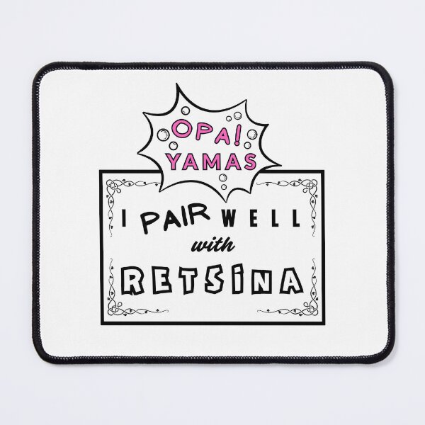 Item preview, I PAIR WELL WITH RETSINA (#2) designed and sold by fetch-it-studio.