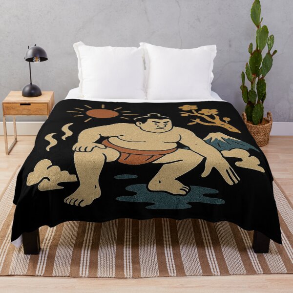 Item preview, Vintage Sumo Wrestler Pre-Match Ritual Art designed and sold by zzz888.
