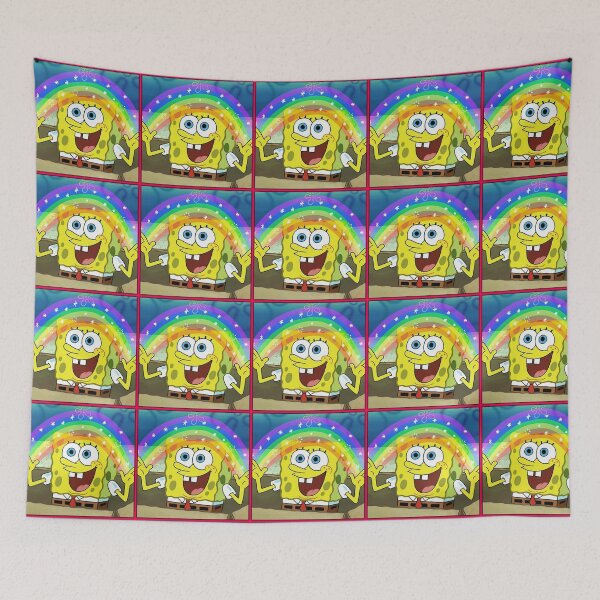 Item preview, Rainbow Sponge Bob designed and sold by SLOTH-SQUAD.