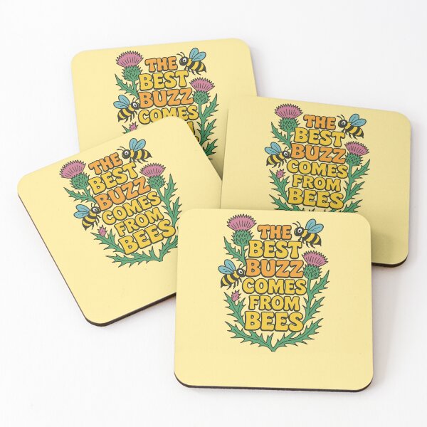 Item preview, The Best Buzz Comes From Bees designed and sold by FrictionMaxxing.
