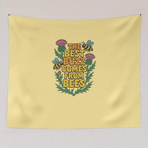 Item preview, The Best Buzz Comes From Bees designed and sold by FrictionMaxxing.