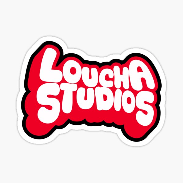 Item preview, LOUCHA STUDIOS logo (Red & Black) designed and sold by Loucha1996.