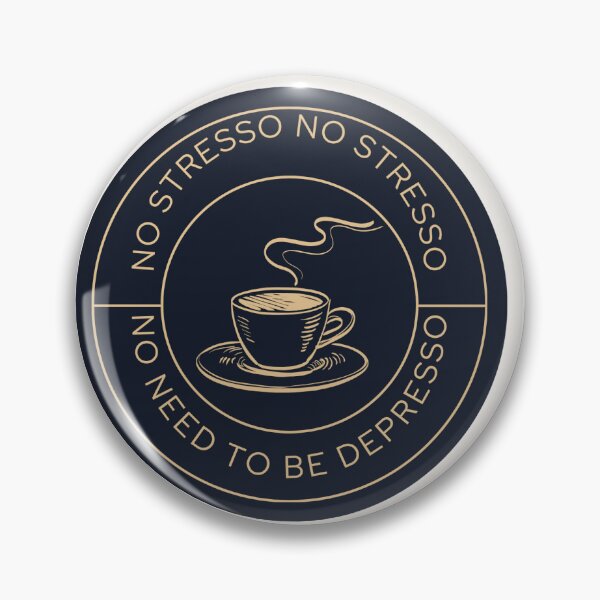 Item preview, Tommy Cash Sticker – No Stresso No Need to Be Depresso | Eurovision 2025 Quote designed and sold by Ravenqueencraft.
