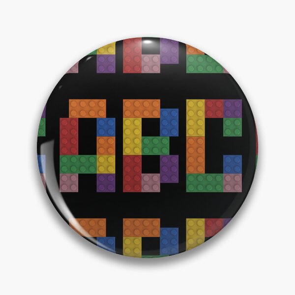 Item preview, ABC letterings made of bricks designed and sold by Brickification.