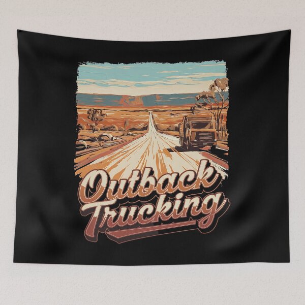 Item preview, Outback trucking - Truck driver - American trucking - American truckers - Keep trucking - Chrome dreams designed and sold by JansenGS.