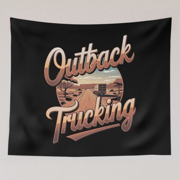 Item preview, Outback trucking - Truck driver - American trucking - American truckers - Keep trucking - Chrome dreams designed and sold by JansenGS.
