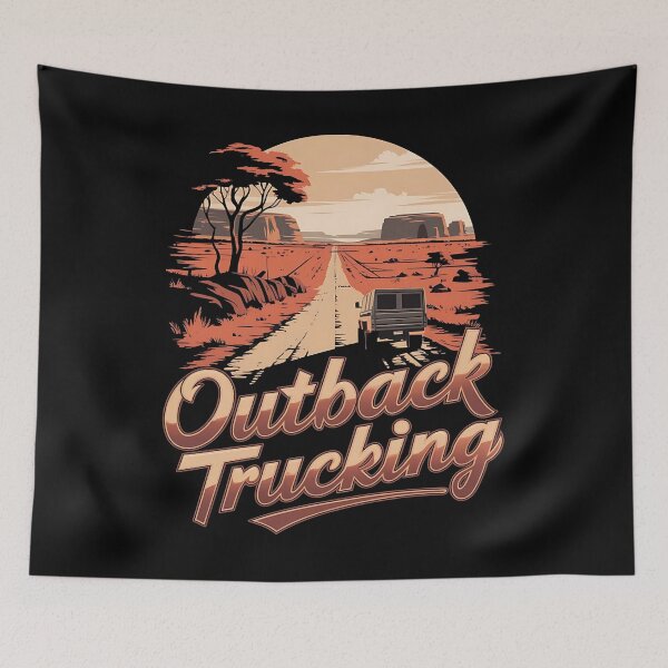 Item preview, Outback trucking - Truck driver - American trucking - American truckers - Keep trucking - Chrome dreams designed and sold by JansenGS.