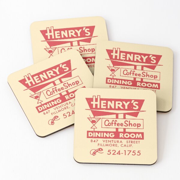 Item preview, Henry's Coffee Shop designed and sold by BUNNYROBBER.