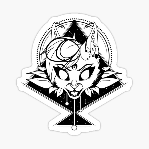 Dead Moon Familiar | Dual Spirit Sticker