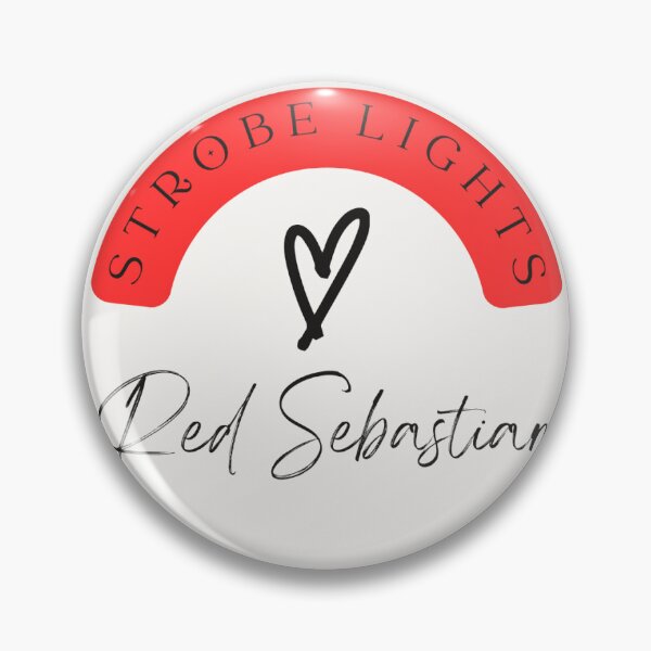 Item preview, Red Sebastian Sticker – Strobe Lights | Eurovision 2025 Inspired Design designed and sold by Ravenqueencraft.
