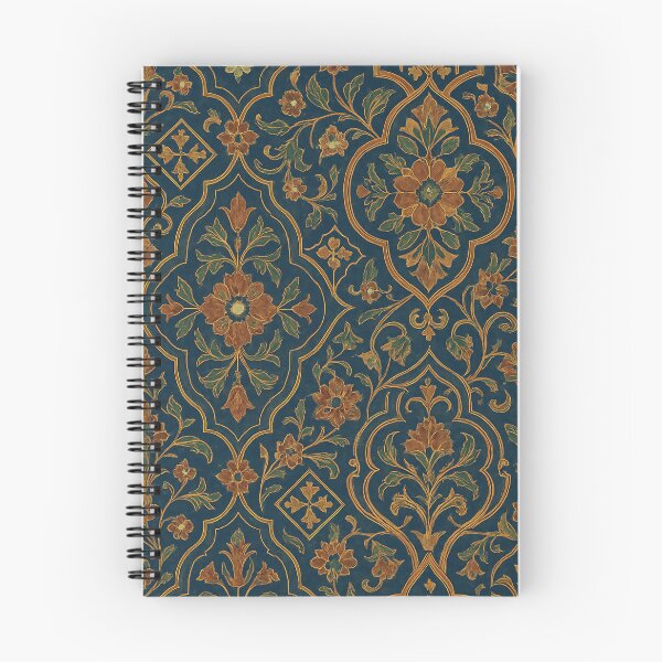Item preview, Ornate Oriental Floral Tile with Arabesque and Geometric Motifs designed and sold by Rushurban.
