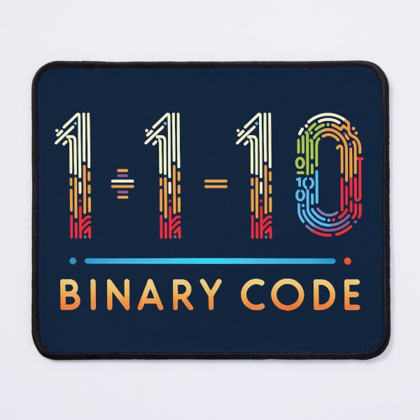 Item preview, 1+1=10 Binary Code, typography designed and sold by maxmaj.