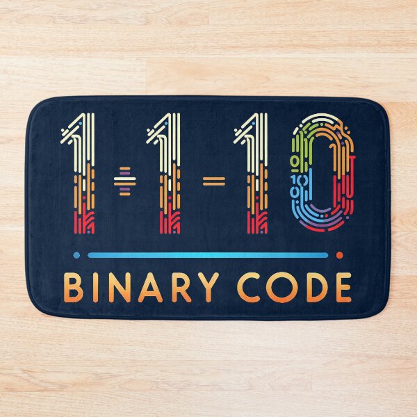 Item preview, 1+1=10 Binary Code, typography designed and sold by maxmaj.