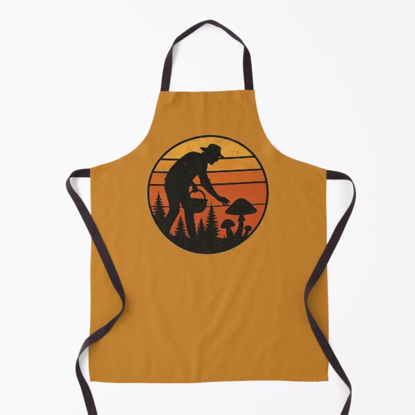Item preview, Fungi Forager – Retro Sunset Mushroom Picker designed and sold by ForestPainter.