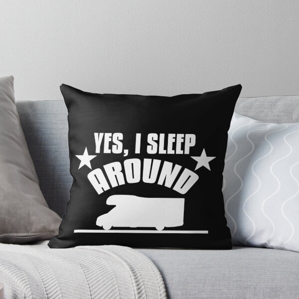 Item preview, Yes I Sleep Around Funny Travel Trailer RV Dad Joke designed and sold by spitzys.