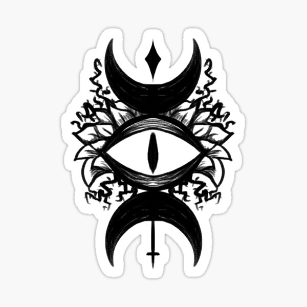 Dead Moon Eye | Lunar Sight Sticker