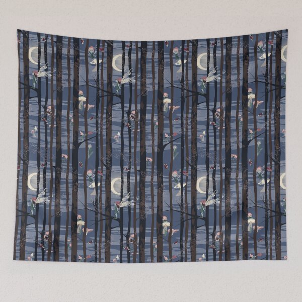 Item preview, pixie night - blue/brown designed and sold by kobyakov.