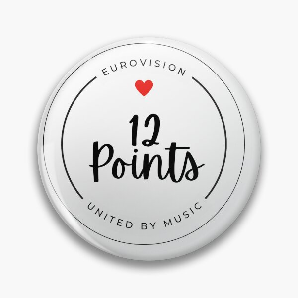 Item preview, 12 Points Sticker – Eurovision 2025 Fan Favorite Quote designed and sold by Ravenqueencraft.