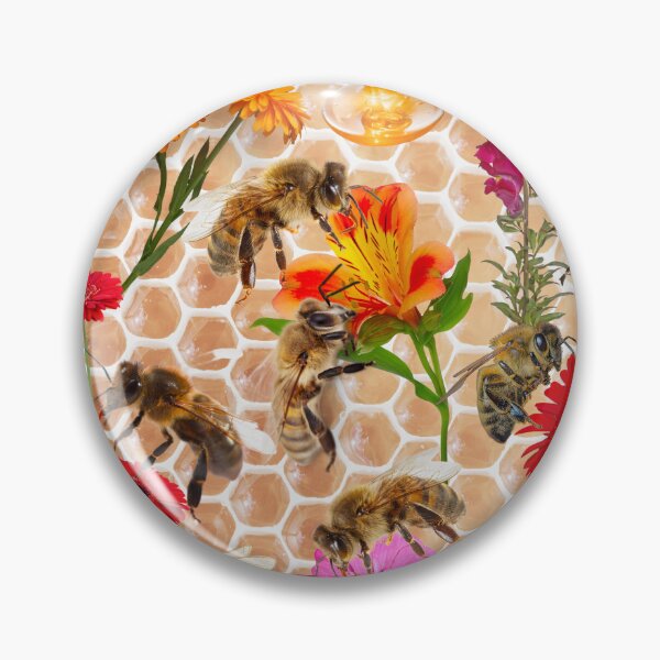 Item preview, Honey Bees Pattern designed and sold by DigitalShoppeIL.