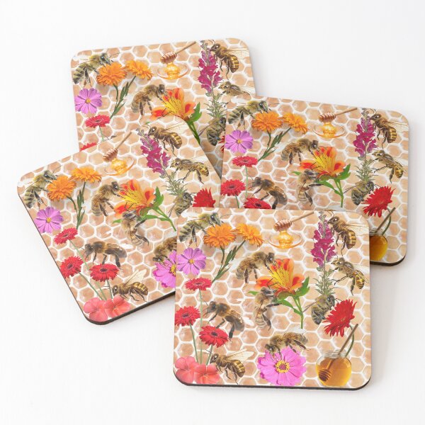 Item preview, Honey Bees Pattern designed and sold by DigitalShoppeIL.