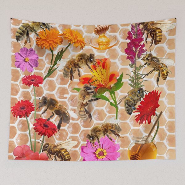 Item preview, Honey Bees Pattern designed and sold by DigitalShoppeIL.