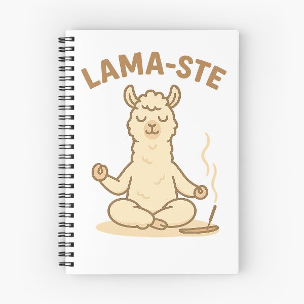 Item preview, Lama-ste – Meditating Lama for Yoga Lovers designed and sold by Print-Zoo.