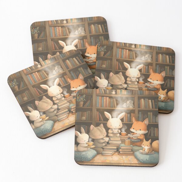 Item preview, Cozy Reading Companions designed and sold by Mystic Wild Studio.