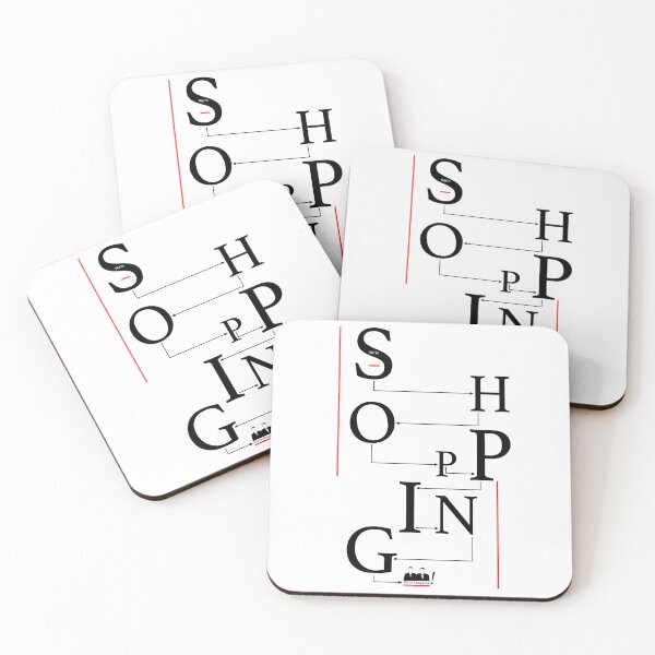 Item preview, Shopping (Pet Shop Boys) (black print) designed and sold by flogthedead.