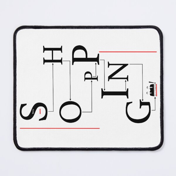 Item preview, Shopping (Pet Shop Boys) (black print) designed and sold by flogthedead.