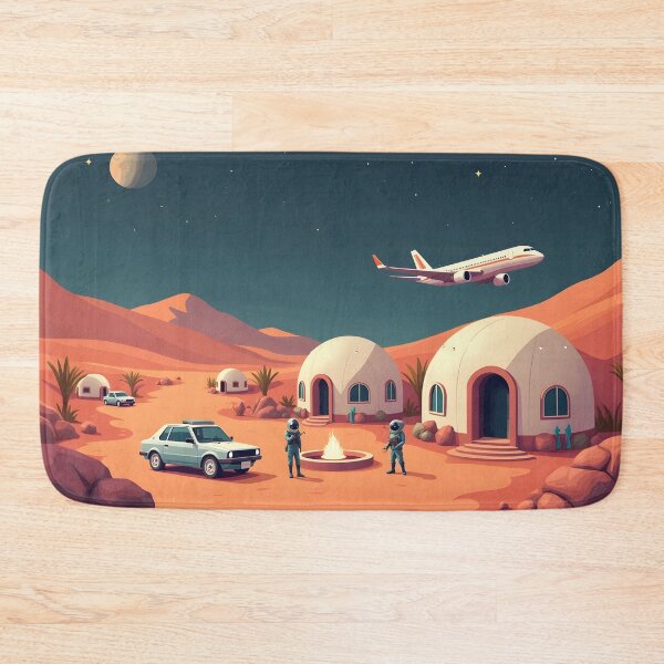 Item preview, Layover on Mars designed and sold by AlienInkvasion.