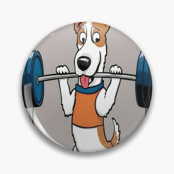 Item preview, Strong Pup Lifting Weights designed and sold by Golden Reels.