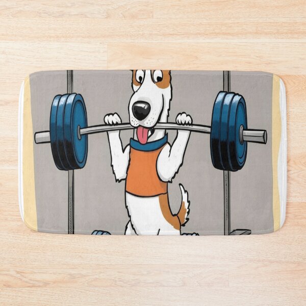 Item preview, Strong Pup Lifting Weights designed and sold by Golden Reels.