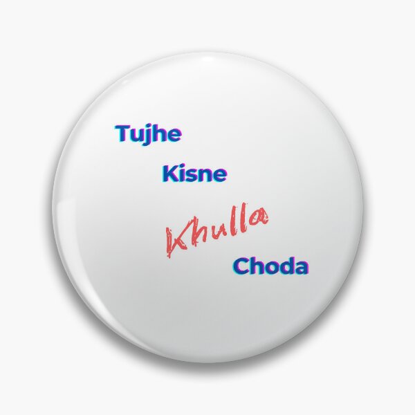 Artikelvorschau, Tujhe Kisne Khulla Chhoda – Lustiges Hindi-Meme-Zitat entworfen und verkauft von VibeSoulDesigns.