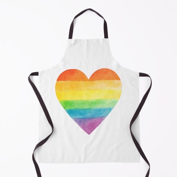 Item preview, Rainbow Watercolor Heart – LGBTQ+ Pride Symbol designed and sold by VikArt7.