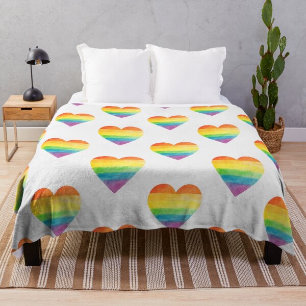 Item preview, Rainbow Watercolor Heart – LGBTQ+ Pride Symbol designed and sold by VikArt7.