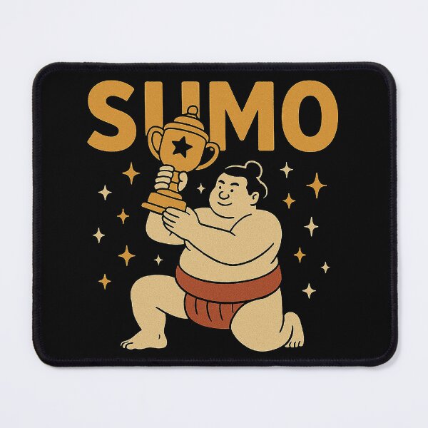 Item preview, Vintage Sumo Champion with Trophy Art designed and sold by zzz888.