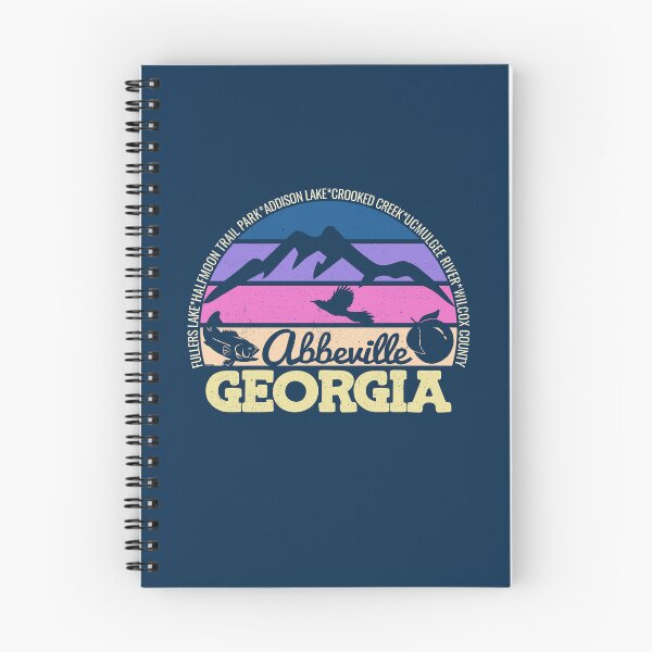 Item preview, Abbeville Georgia Sunset Retro Vintage Local Pride Logo designed and sold by CRHPOD20.