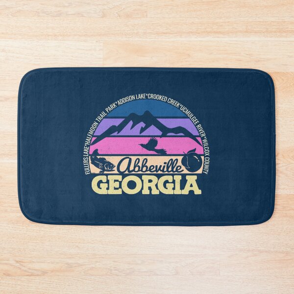 Item preview, Abbeville Georgia Sunset Retro Vintage Local Pride Logo designed and sold by CRHPOD20.