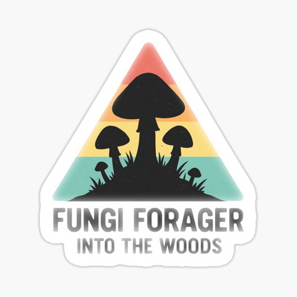 Item preview, Fungi Forager – Into the Woods Triangle Design designed and sold by ForestPainter.