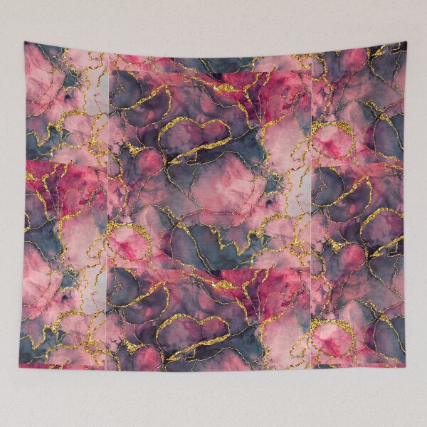 Item preview, Colorful marble texture with golden shades designed and sold by Chirayu1111.