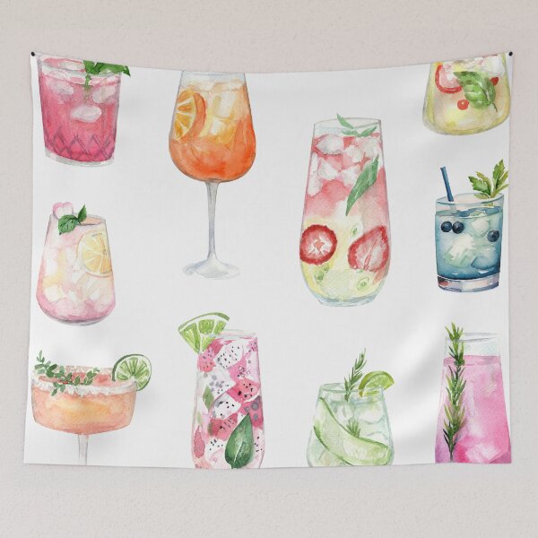 Item preview, Fruity Cocktails Collage designed and sold by 94infatuations.