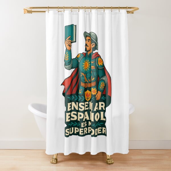 Item preview, Enseñar Español es mi Superpoder | Don Quijote Superhéroe Design designed and sold by Mi Clase Divertida.