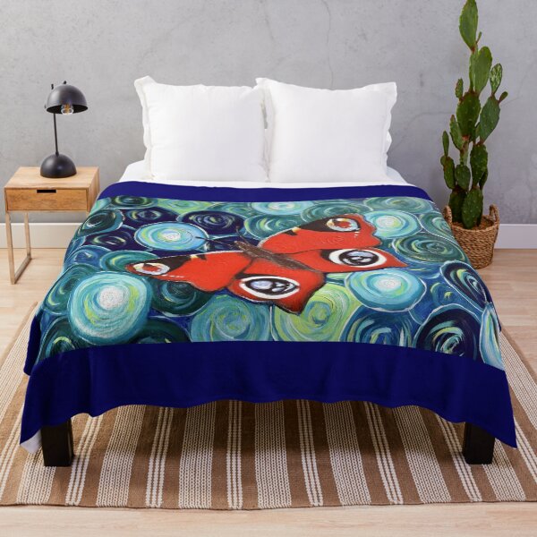 Item preview, Peacock Butterfly Painting designed and sold by Art by Kirsten Sneath.