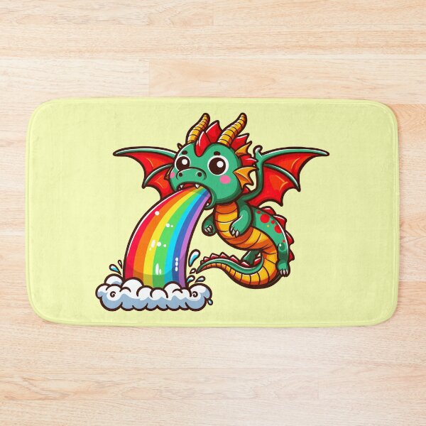 Item preview, Dragon Puking a Rainbow designed and sold by Ghost on Toast.