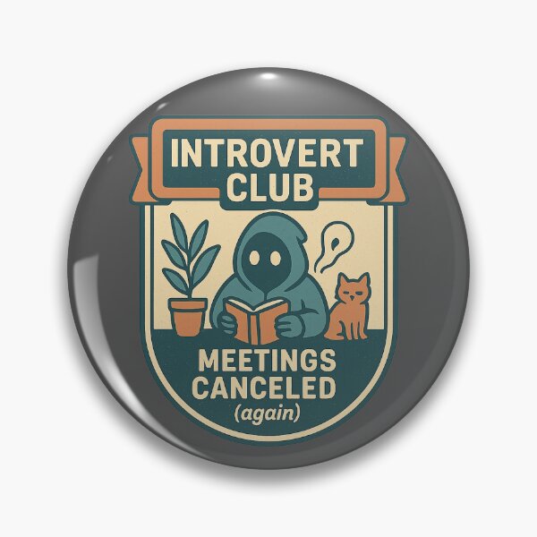 Item preview, Introvert Club – Meetings Canceled designed and sold by TeeLabDesign.