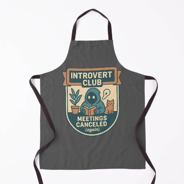 Item preview, Introvert Club – Meetings Canceled designed and sold by TeeLabDesign.