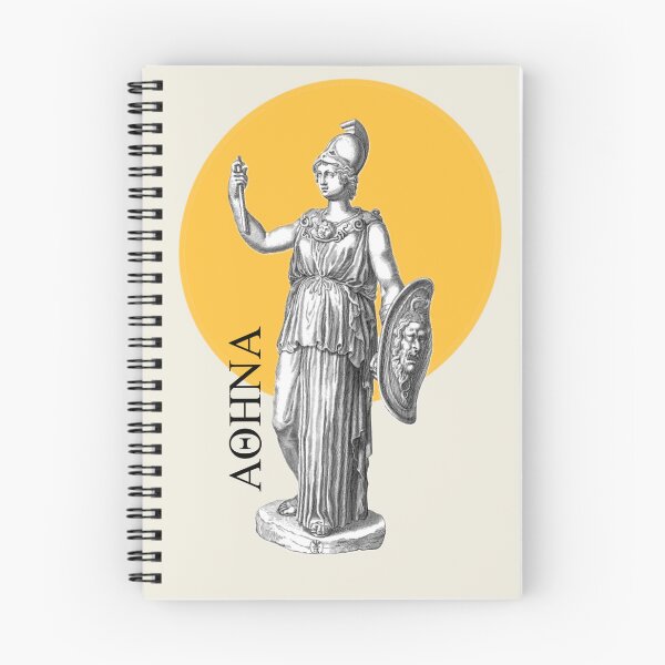 Item preview, Athena Illustration – Goddess of Wisdom and War (ΑΘΗΝΑ) designed and sold by CreationbyNiki.
