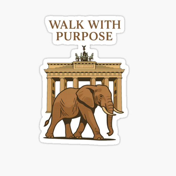 Artikel-Vorschau von Elefant in Berlin - Spaziergang mit Sinn, designt und verkauft von PetstyleLover.