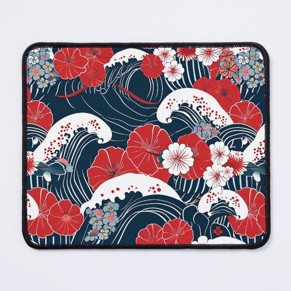 Artikelvorschau, Die Wellen und die Blumen entworfen und verkauft von KaitoJapanDesign.